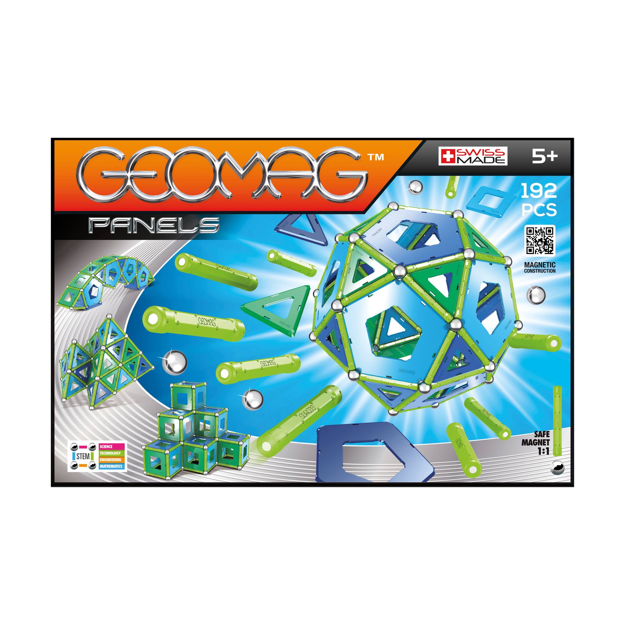 Geomag Panels 192-Piece Magnetic Construction Set